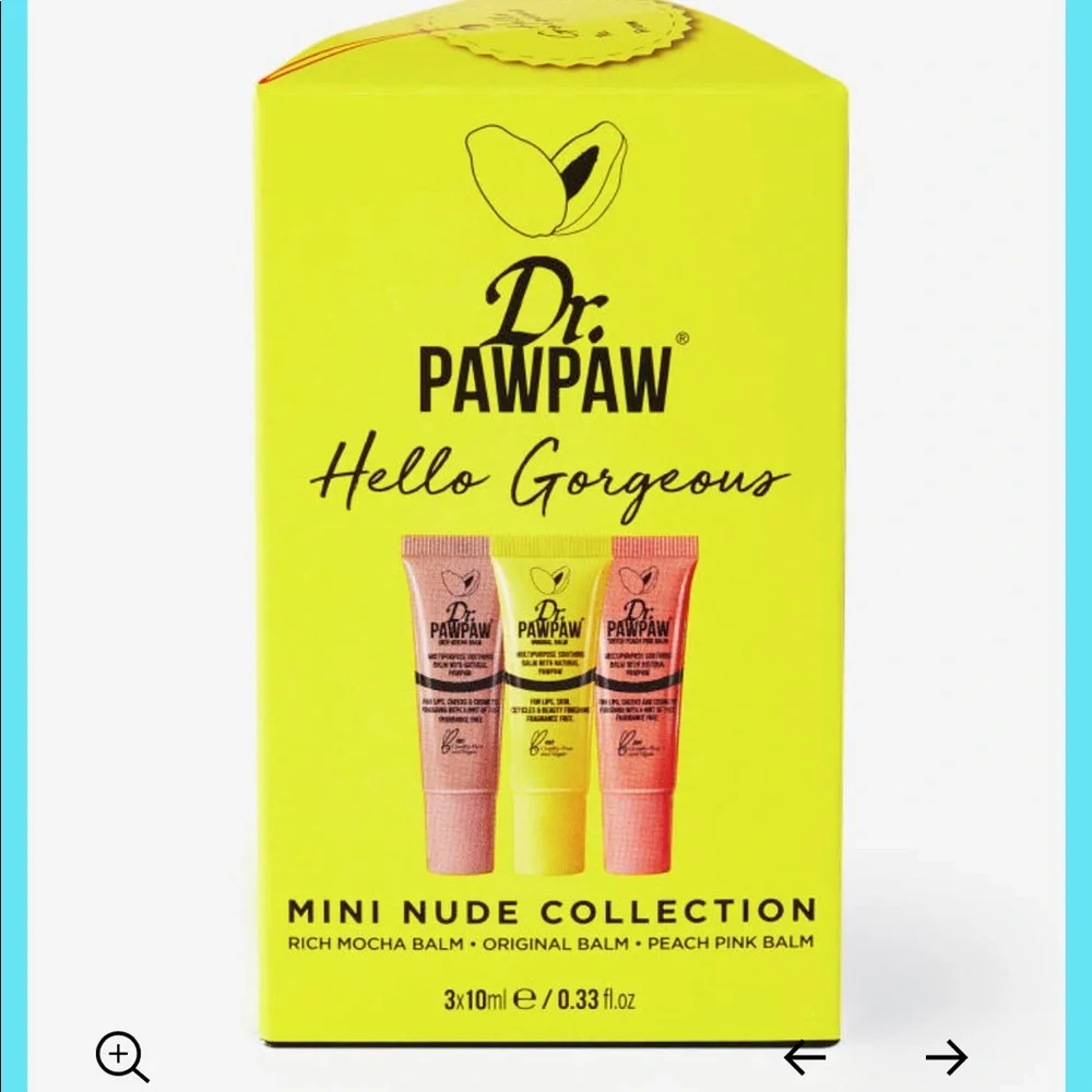 Dr. PawPaw Mini Nude Balm Original Peach Mocha CLEAN BEAUTY $25 NIB